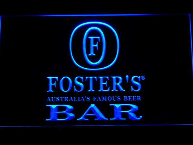 Foster Bar LED Neon Sign Electrical - Blue - TheLedHeroes