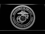 US Marine Corps Dept. Of Navy LED Neon Sign Electrical - White - TheLedHeroes