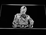 Star Wars C-3PO LED Neon Sign USB - White - TheLedHeroes