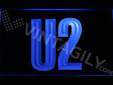 U2 LED Sign - Blue - TheLedHeroes