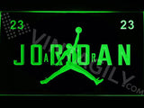 Jordan 23 LED Neon Sign Electrical - Green - TheLedHeroes