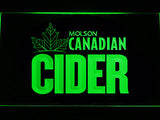 FREE Molson Canadian Cider LED Sign - Green - TheLedHeroes