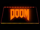Doom LED Neon Sign USB - Orange - TheLedHeroes