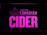 Molson Canadian Cider LED Neon Sign USB - Purple - TheLedHeroes