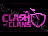 FREE Clash of Clans LED Sign - Purple - TheLedHeroes