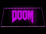 Doom LED Neon Sign USB - Purple - TheLedHeroes