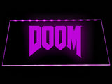 Doom LED Neon Sign Electrical - Purple - TheLedHeroes