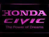 FREE Honda Civic LED Sign - Purple - TheLedHeroes