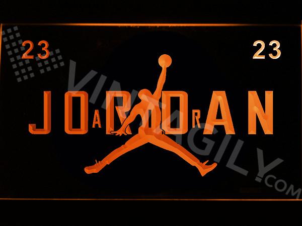 Jordan 23 LED Neon Sign Electrical - Red - TheLedHeroes