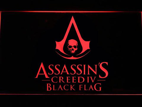 Assassin's Creed Black Flag LED Neon Sign Electrical - Red - TheLedHeroes