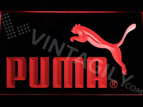 Puma LED Neon Sign Electrical - Red - TheLedHeroes