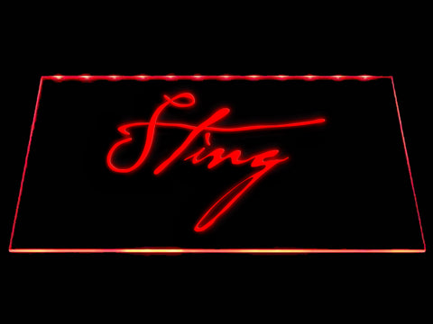 FREE Sting LED Sign - White - TheLedHeroes