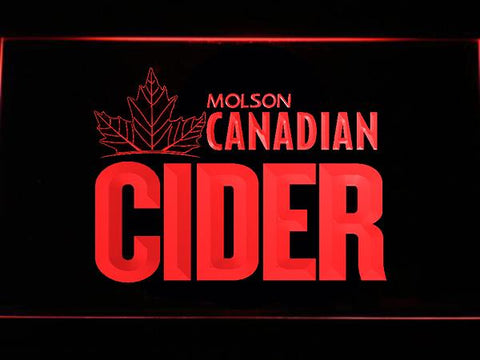 Molson Canadian Cider LED Neon Sign Electrical - Red - TheLedHeroes