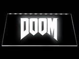 Doom LED Neon Sign USB - White - TheLedHeroes