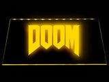 Doom LED Neon Sign USB - Yellow - TheLedHeroes