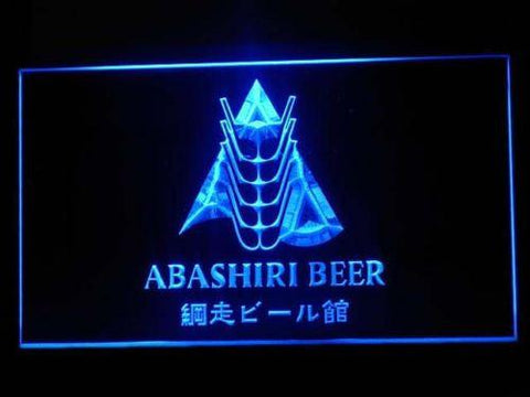 Abashiri Beer LED Neon Sign Electrical - Blue - TheLedHeroes