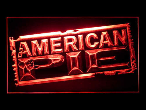 American Pie LED Sign - Red - TheLedHeroes