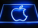 Apple Logo Steve Jobs LED Neon Sign USB - Blue - TheLedHeroes