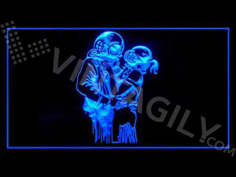 Banksy Graffiti Think Tank LED Neon Sign USB -  - TheLedHeroes