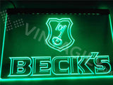 Beck's LED Sign - Green - TheLedHeroes