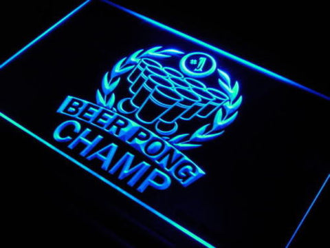 FREE Beer Pong Champ LED Sign -  - TheLedHeroes