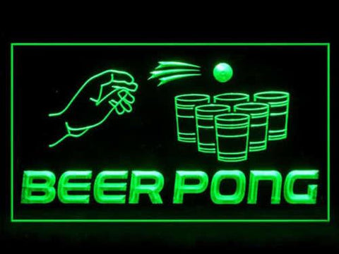 Beer Pong Game Bingo LED Neon Sign USB -  - TheLedHeroes