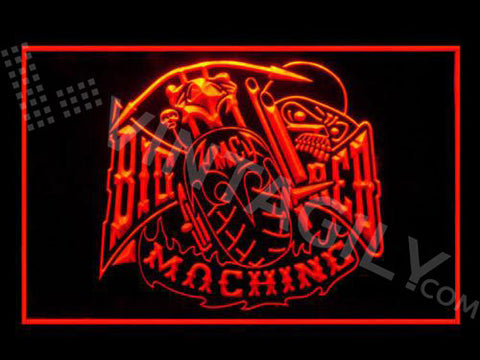 FREE Big Red Machine Skull LED Sign -  - TheLedHeroes