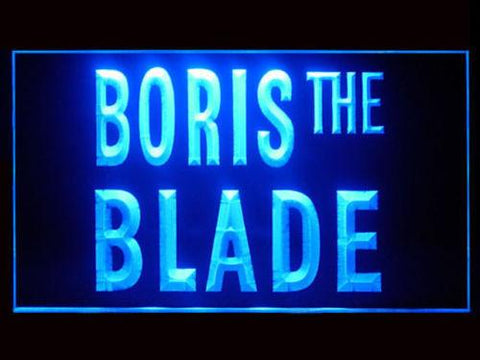 Boris The Blade LED Neon Sign USB - Blue - TheLedHeroes