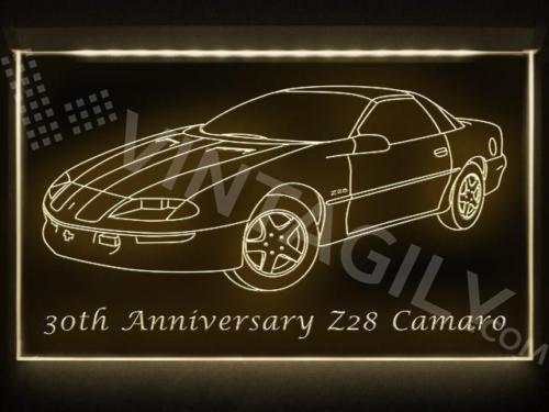 Camaro 30th Anniversary LED Neon Sign Electrical -  - TheLedHeroes