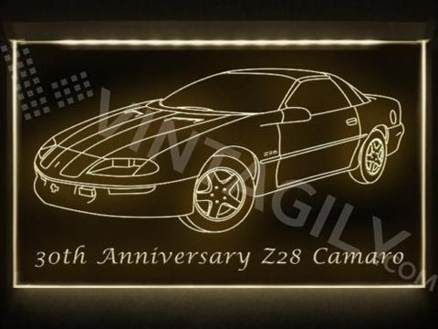 Camaro 30th Anniversary LED Neon Sign USB -  - TheLedHeroes