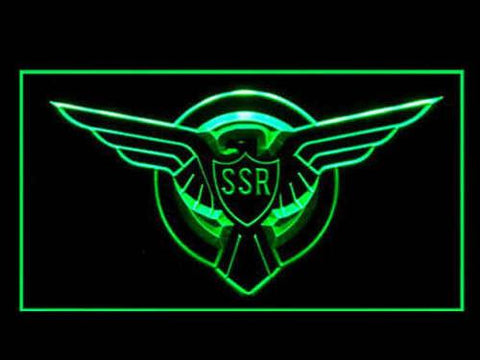 Captain America SSR LED Neon Sign USB - Green - TheLedHeroes
