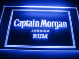 Captain Morgan Jamaica Rum LED Neon Sign Electrical - Blue - TheLedHeroes