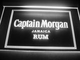 FREE Captain Morgan Jamaica Rum LED Sign - White - TheLedHeroes
