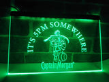 Captain Morgan It's 5 pm Somewhere LED Neon Sign Electrical - Green - TheLedHeroes
