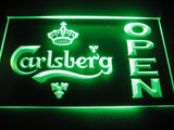 FREE Carlsberg Open LED Sign - Green - TheLedHeroes
