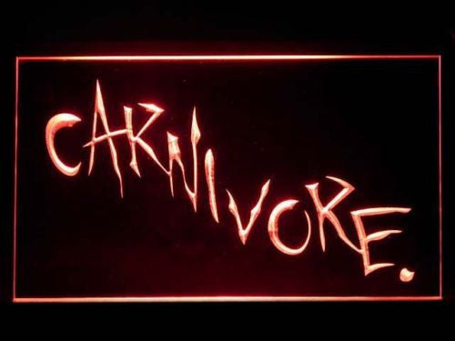 Carnivore LED Sign - Red - TheLedHeroes