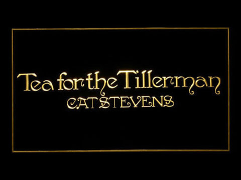 FREE Cat Stevens Tea For The Tillerman LED Sign - Yellow - TheLedHeroes
