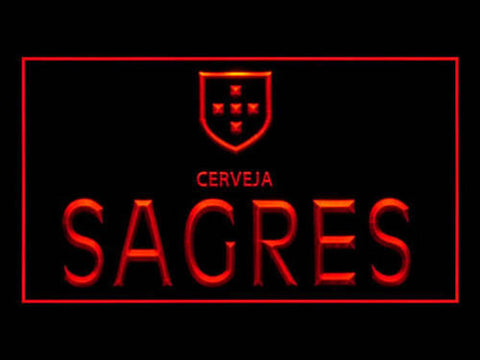 Cerveja Sagres LED Sign - Red - TheLedHeroes