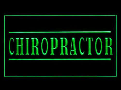 Chiropractor Health Care LED Neon Sign USB - Green - TheLedHeroes