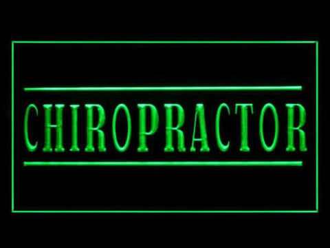 Chiropractor Health Care LED Sign - Green - TheLedHeroes