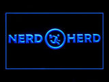 Chuck Nerd Herd LED Neon Sign USB - Blue - TheLedHeroes