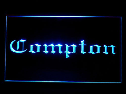 FREE Compton LED Sign - Blue - TheLedHeroes