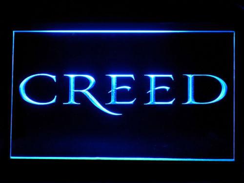 Creed LED Neon Sign USB - Blue - TheLedHeroes