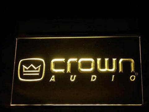 Crown Audio LED Neon Sign USB - Yellow - TheLedHeroes