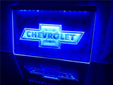 FREE CHEVROLET 2 LED Sign - Blue - TheLedHeroes