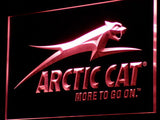 Arctic Cat Snowmobiles Logo LED Sign - Red - TheLedHeroes