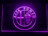 Alfa Romeo LED Neon Sign Electrical - Purple - TheLedHeroes