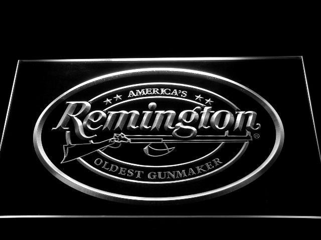 Remington Firearms Hunting Gun LED Sign Green / Normal Size (12x8in ...