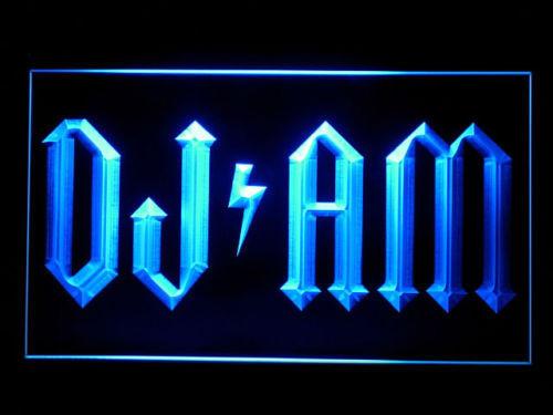 DJ AM LED Neon Sign Electrical - Blue - TheLedHeroes