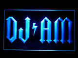 DJ AM LED Neon Sign Electrical - Blue - TheLedHeroes
